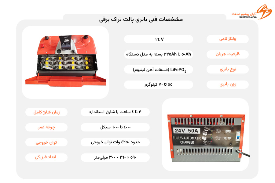 باتری پالت تراک برقی باتری پالت تراک برقی